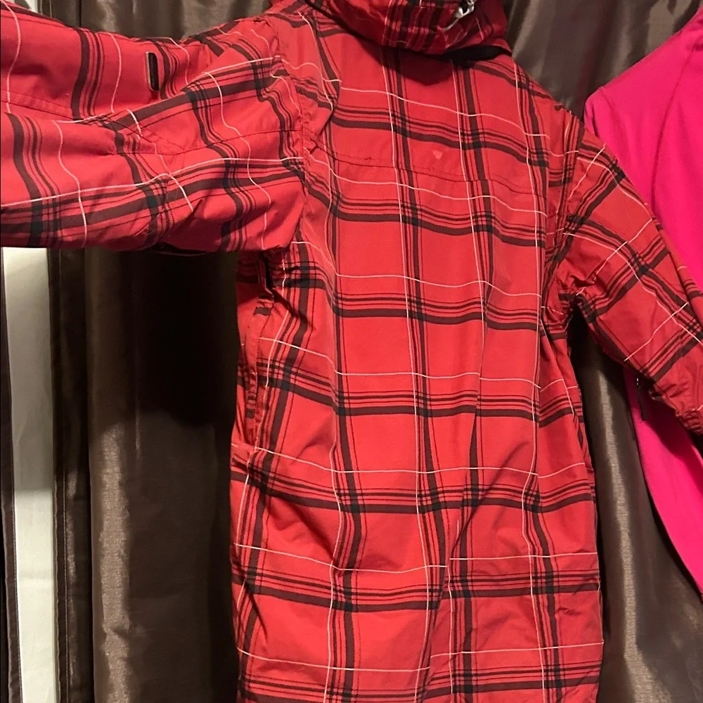 Red Plaid Ripzone Men's Jacket - Picture 4 of 4